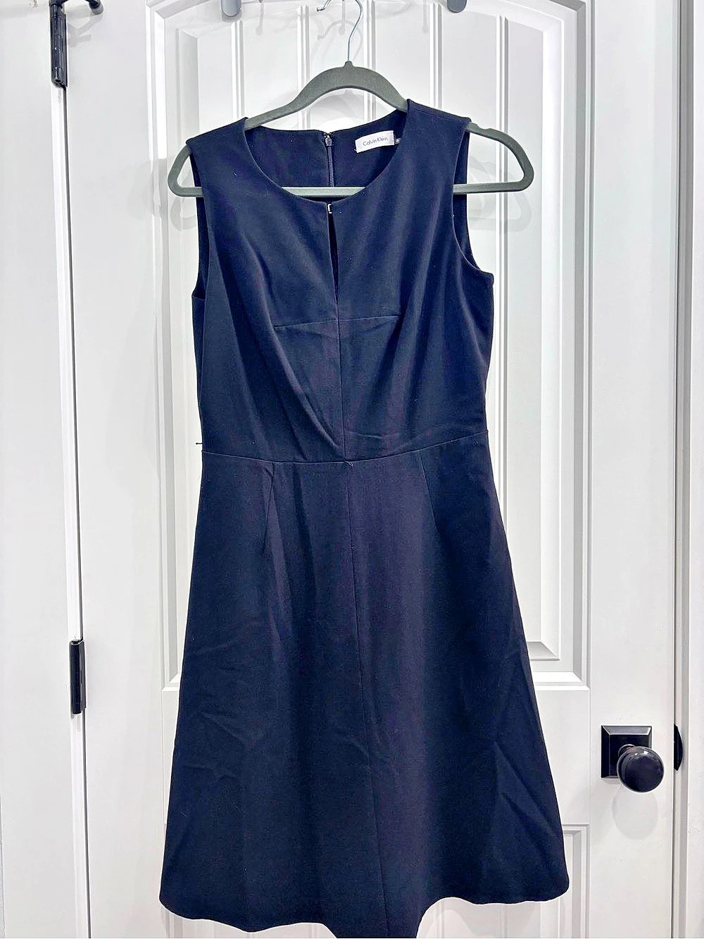 Calvin Klein Black Sleeveless Mini Dress Size 6